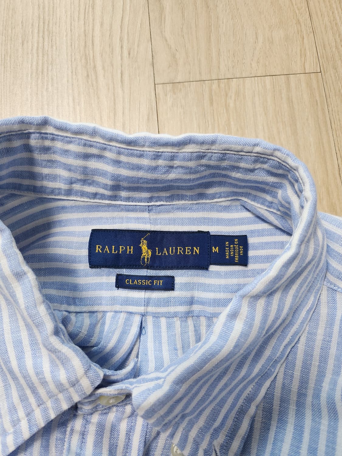 플리츠플리즈 린넨긴팔셔츠 (M 상품이미지8