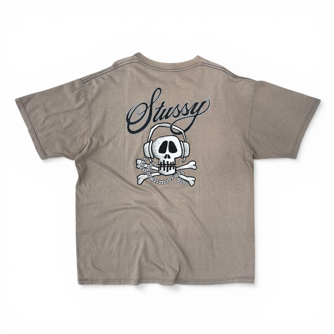 00's 스투시 헤드폰 스컬 티셔츠 상품이미지1