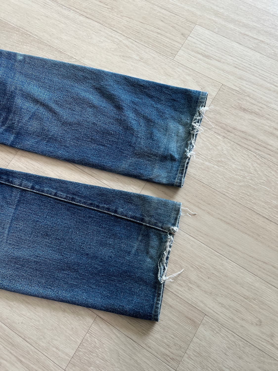 드님 셀비지 빈티지 데미지 데님 팬츠 31 상품이미지8