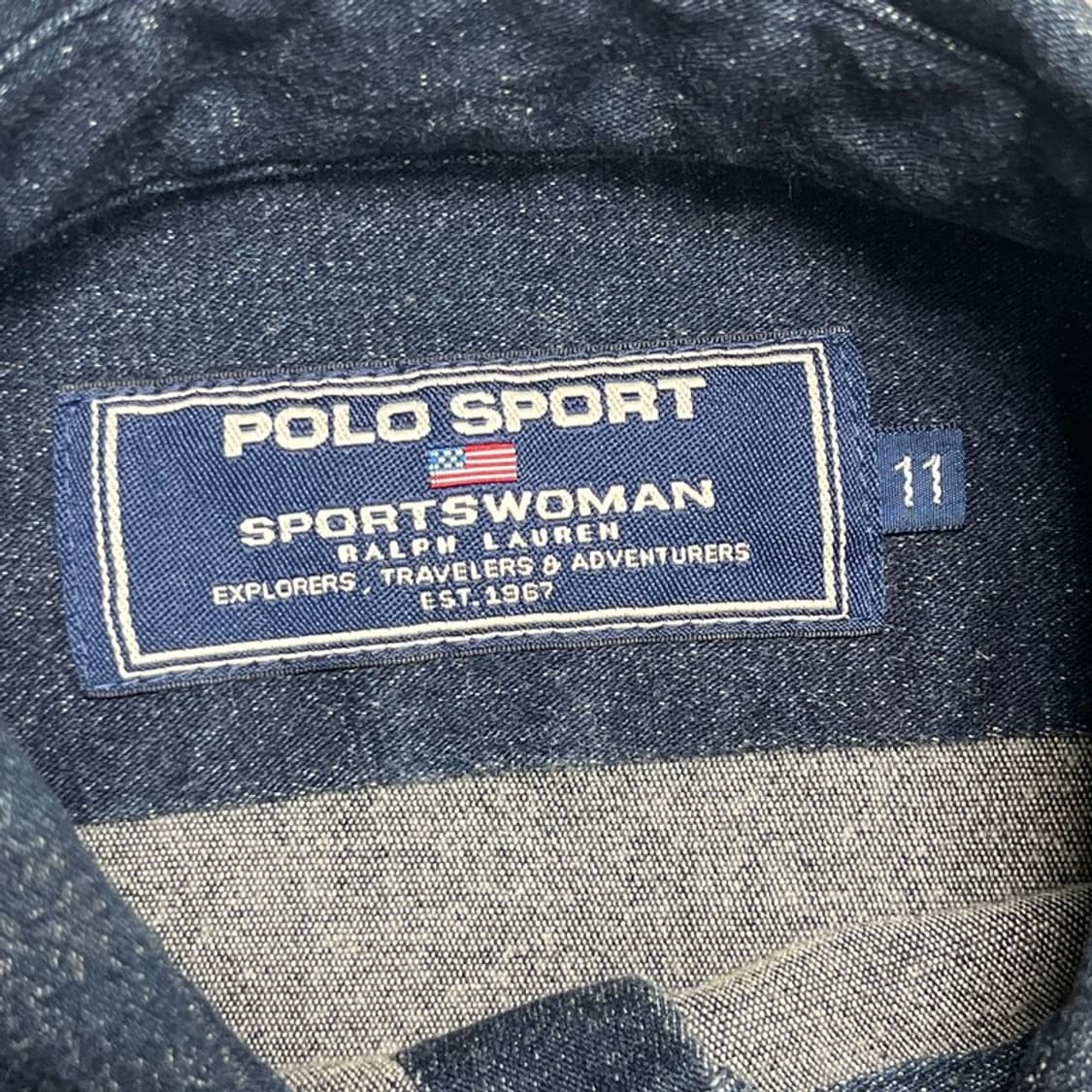 RALPH LAUREN 스포츠우먼 데님 셔츠 11 상품이미지3