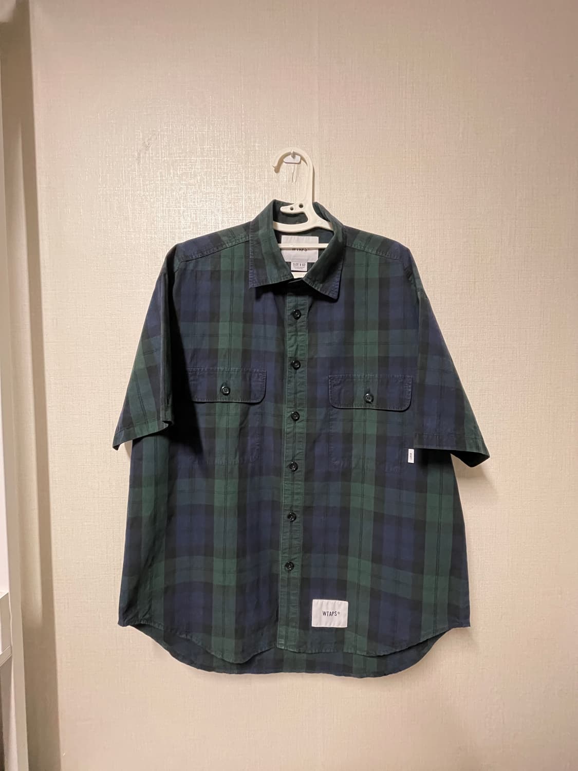더블탭스 WTAPS WCPO 체크셔츠 2사이즈 상품이미지1