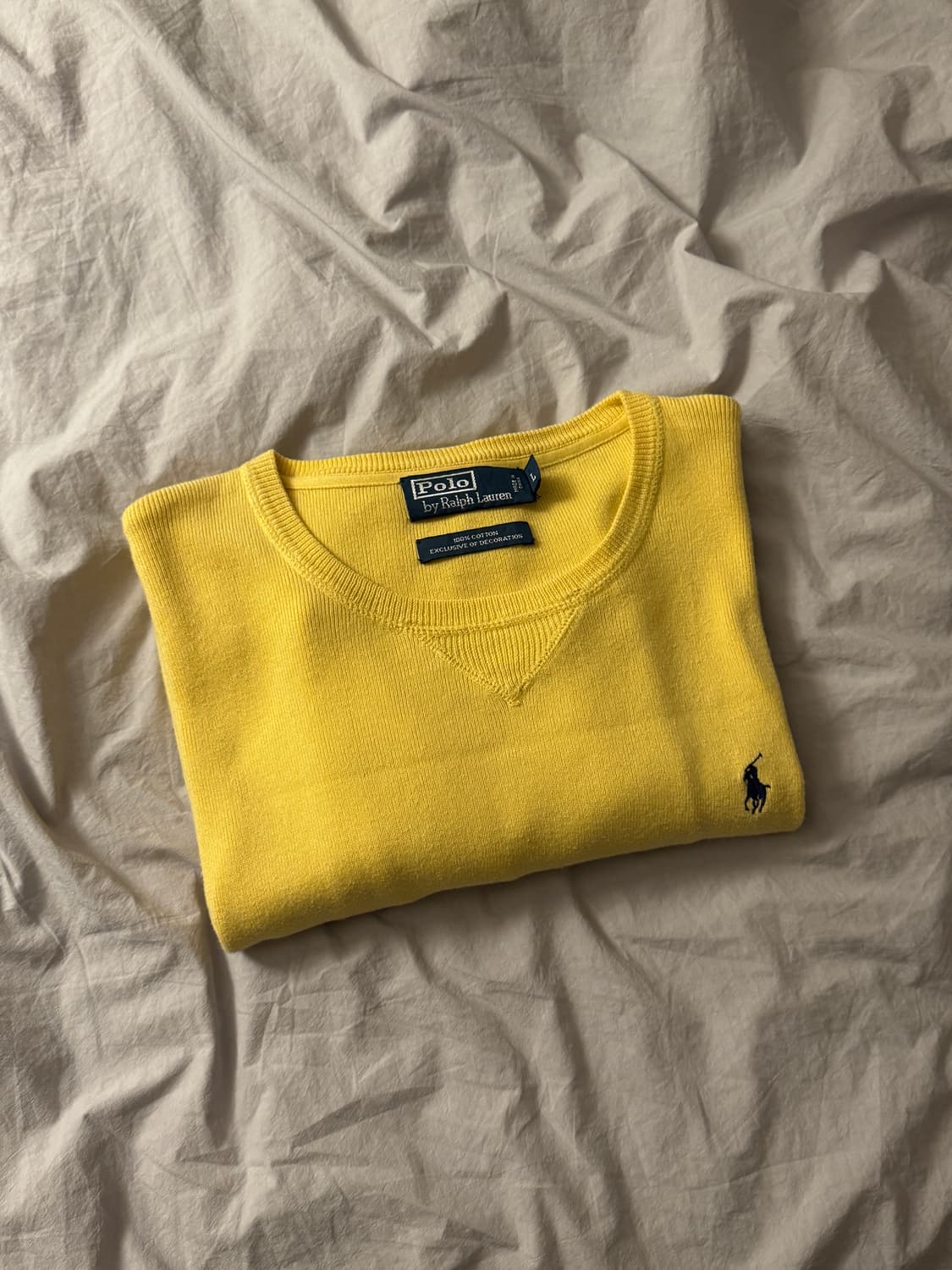 폴로 랄프로렌 연노랑 니트 상품이미지1