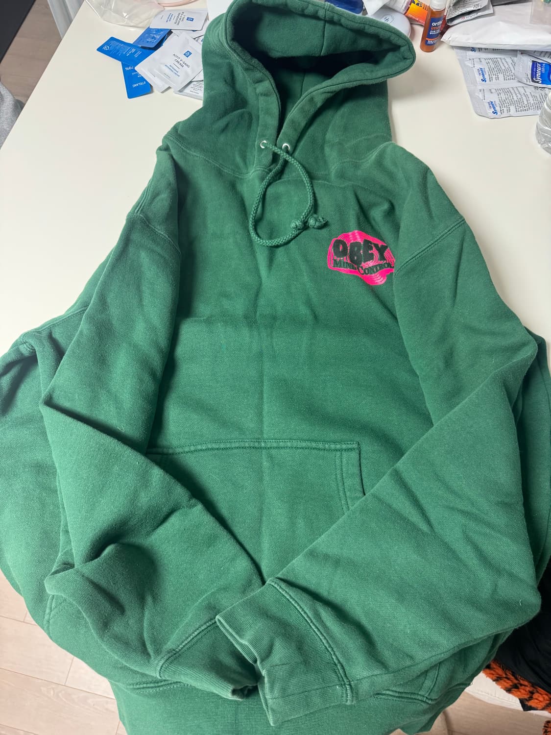 오베이 후드티 라지 상품이미지2