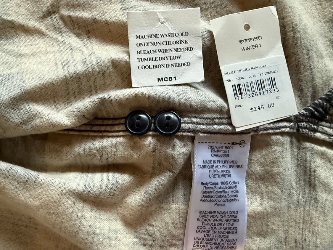 RRL Wallace Printed Workshirt 상품이미지4