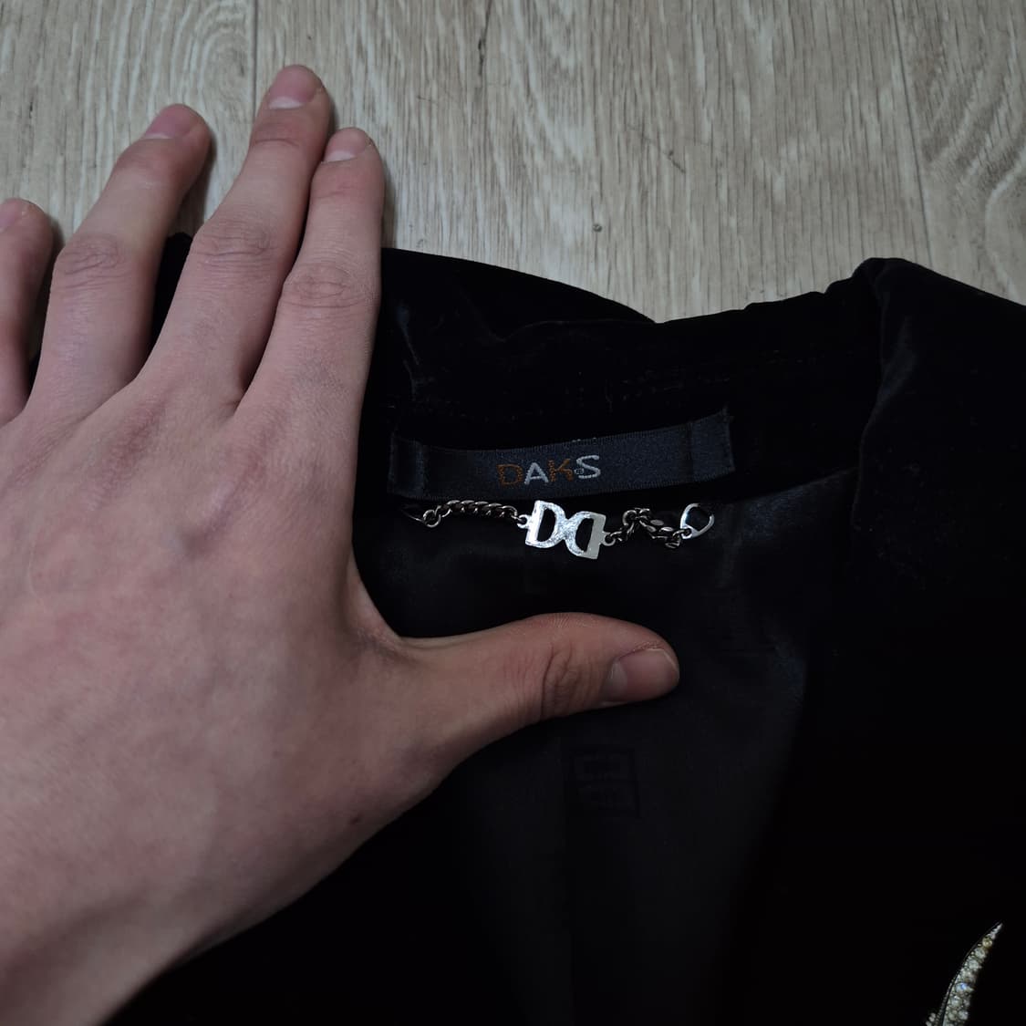 닥스 런던 여성 심볼 벨벳 싱글 블레이저 정장자켓 91-160 상품이미지6