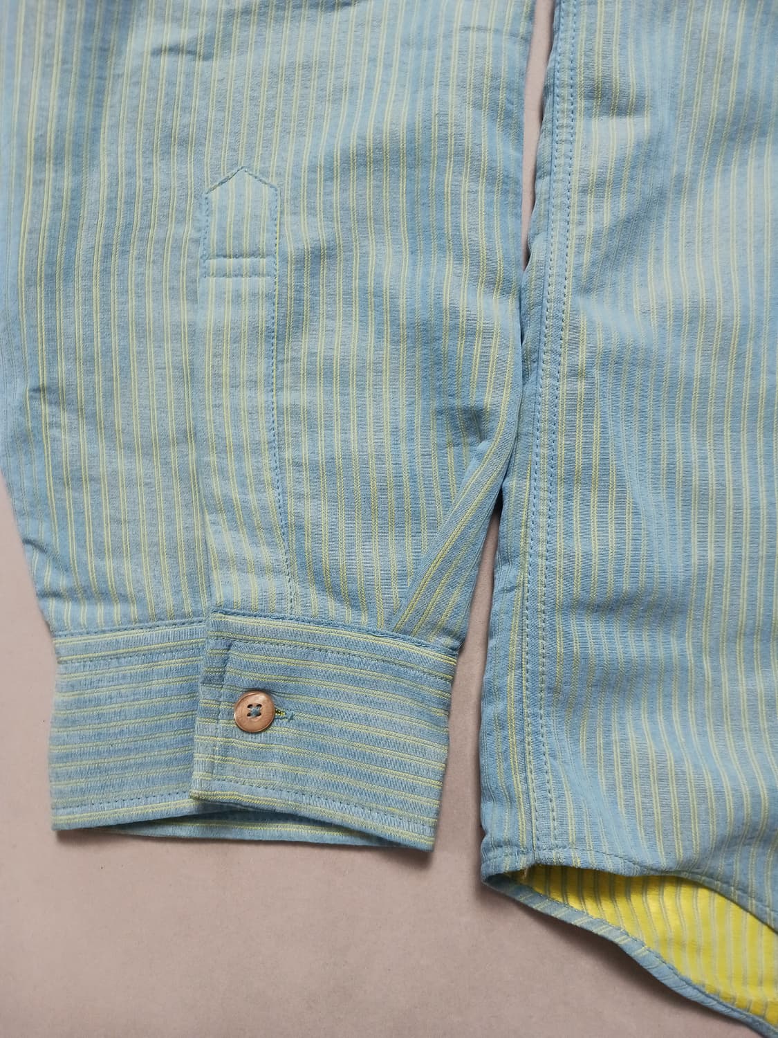 [XL] 게스 진스 형광 스프라이트 셔츠형 자켓 오버핏 상품이미지4