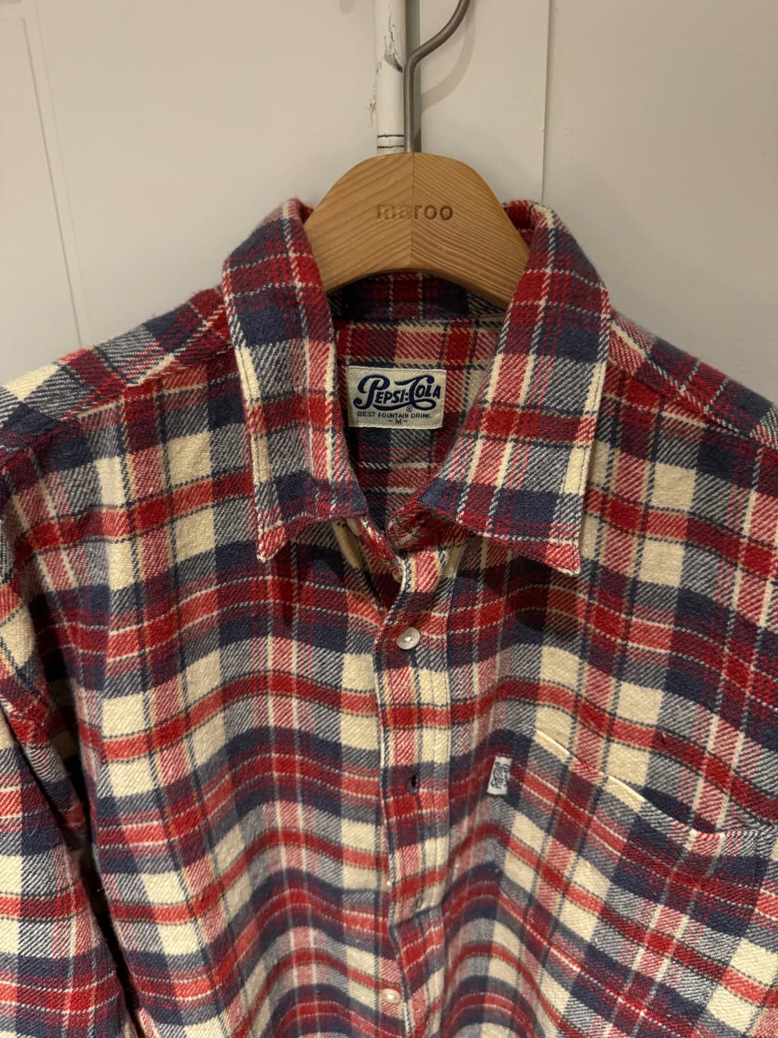 빈티지 체크셔츠 상품이미지3