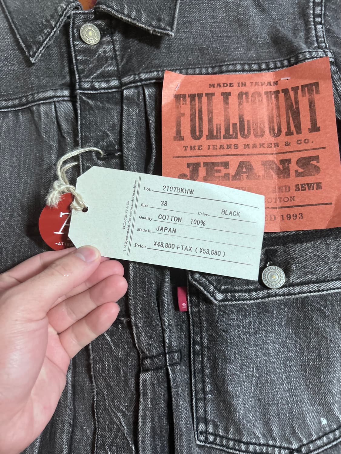 풀카운트 블랙 다트포드 2107 38 새상품 상품이미지2