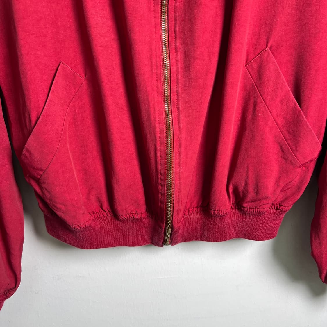 pennesi 페네시 이탈리아 빈티지 레드 봄버 자켓 48 상품이미지5