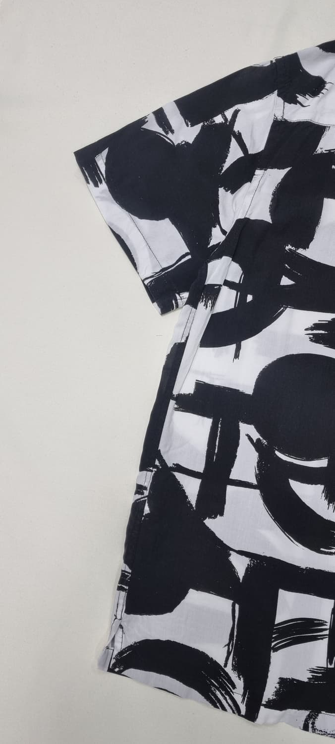 자라 오픈넥 반팔 셔츠 L _ 남성,100 상품이미지7