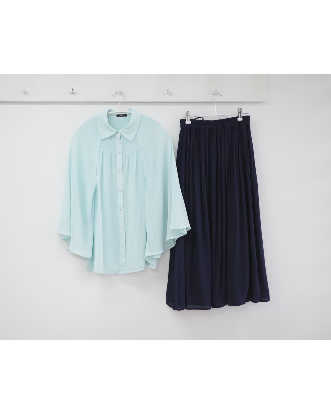 Mint round collar blouse 상품이미지5