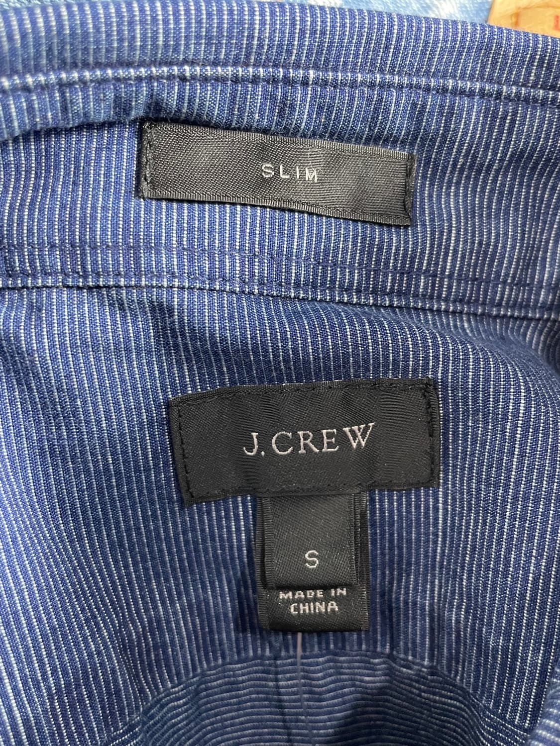J.Crew 스트라이프 셔츠 블루 상품이미지2
