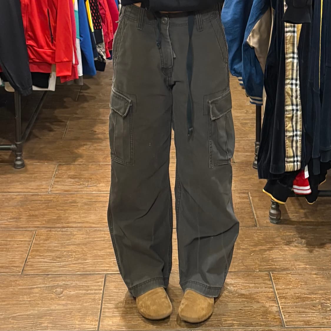 [HI] VTG 빈티지 데님 카고팬츠 진그레이 상품이미지1