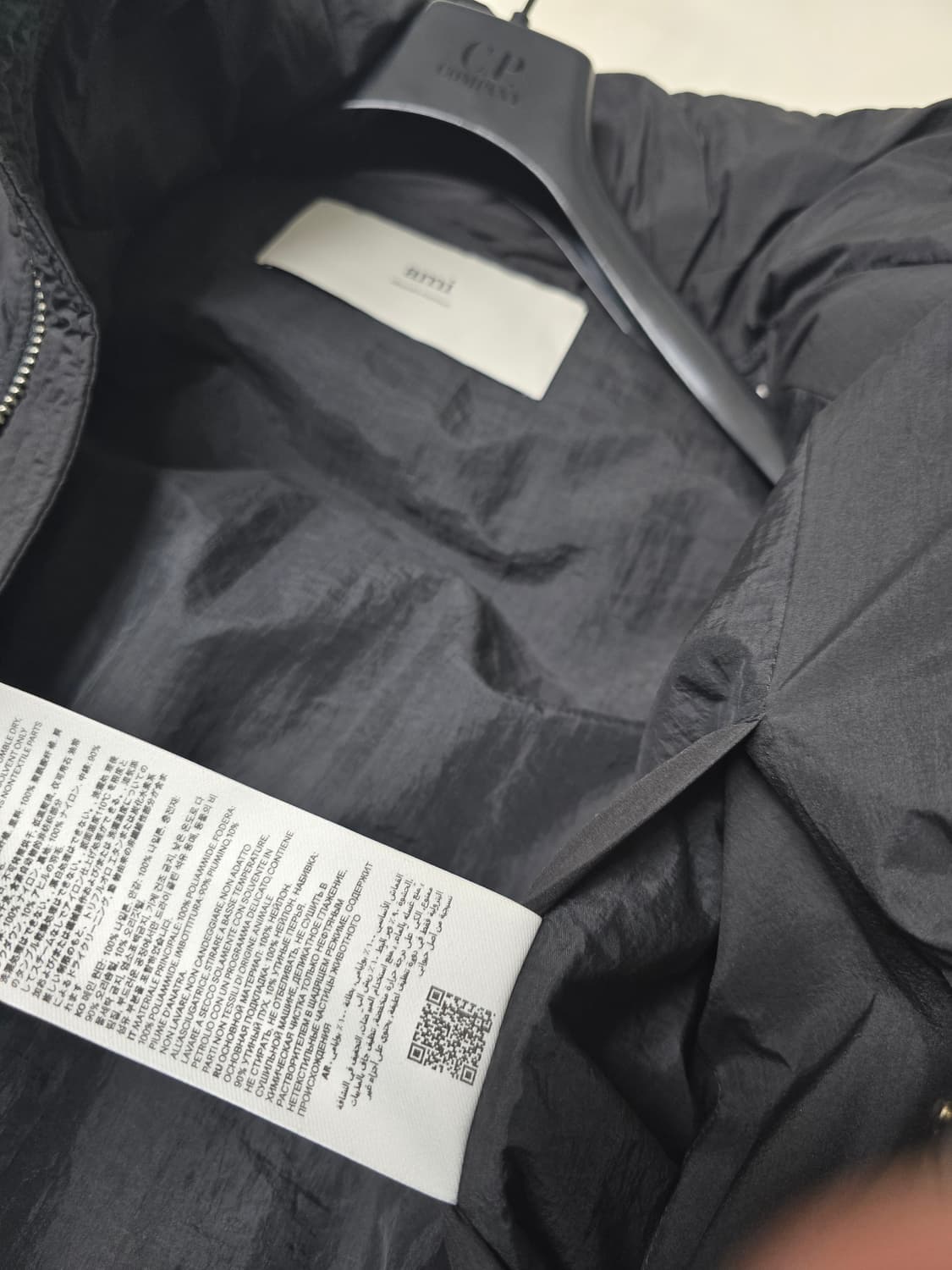 아미 블랙 패딩조끼(M) 상품이미지5