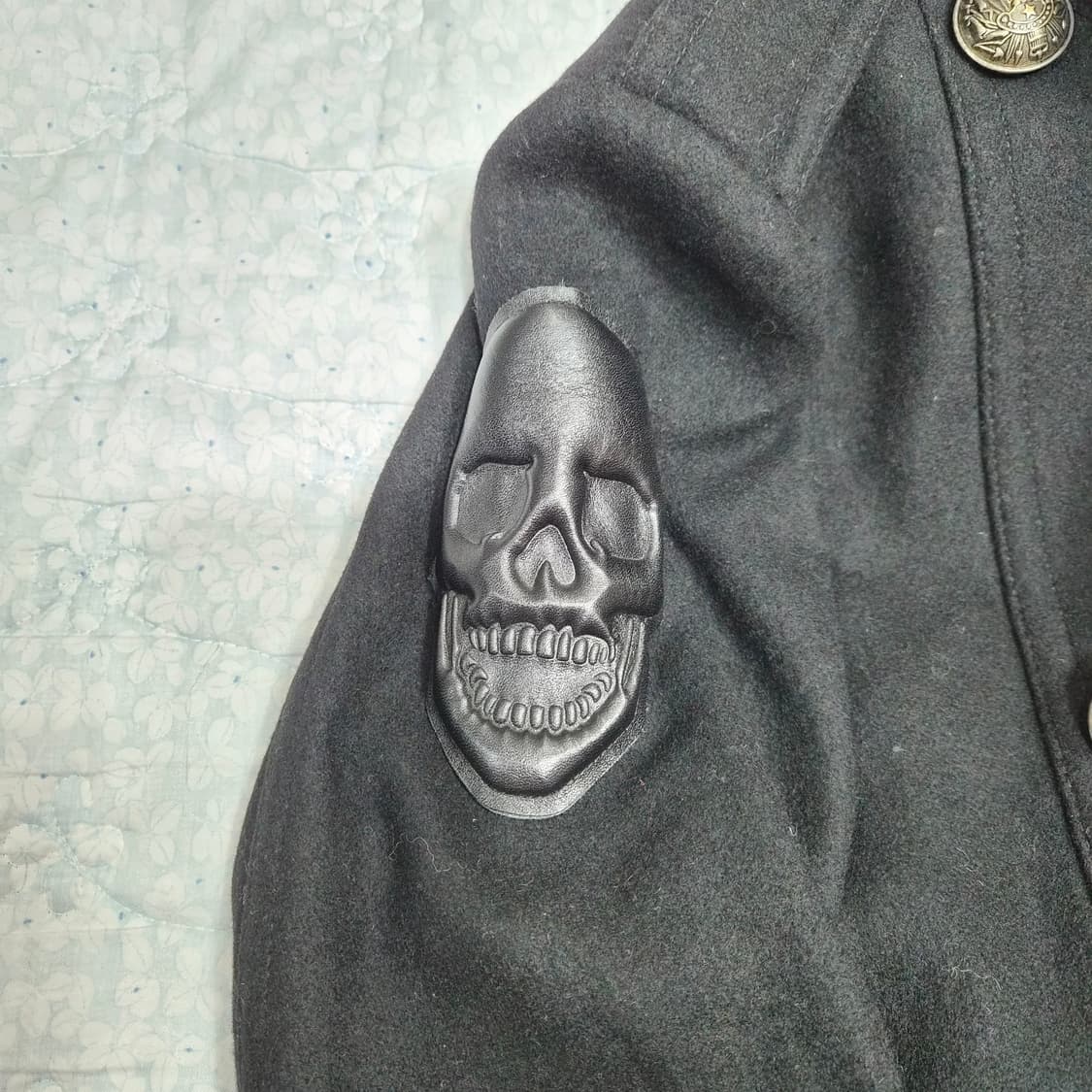 PHILIPP PLEIN 필립플레인 스컬 울 더블 코트 100 상품이미지4