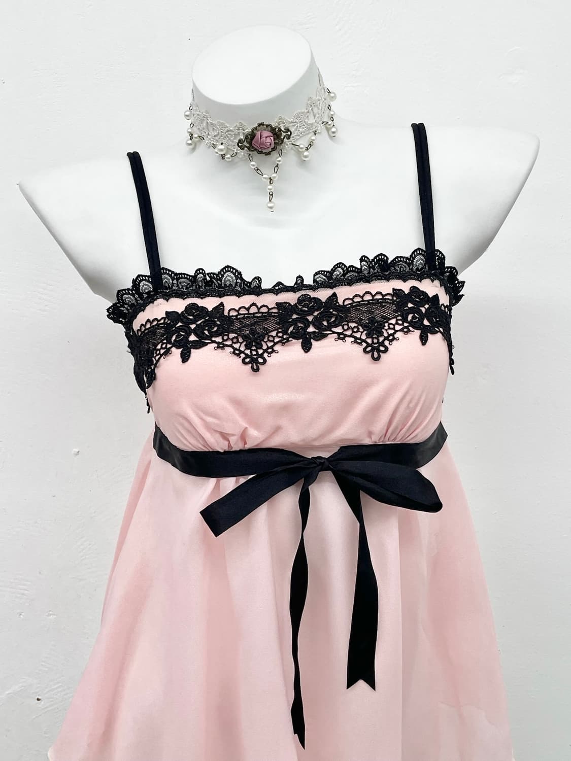 히메갸루 레이스 아일렛 슬립 상품이미지2