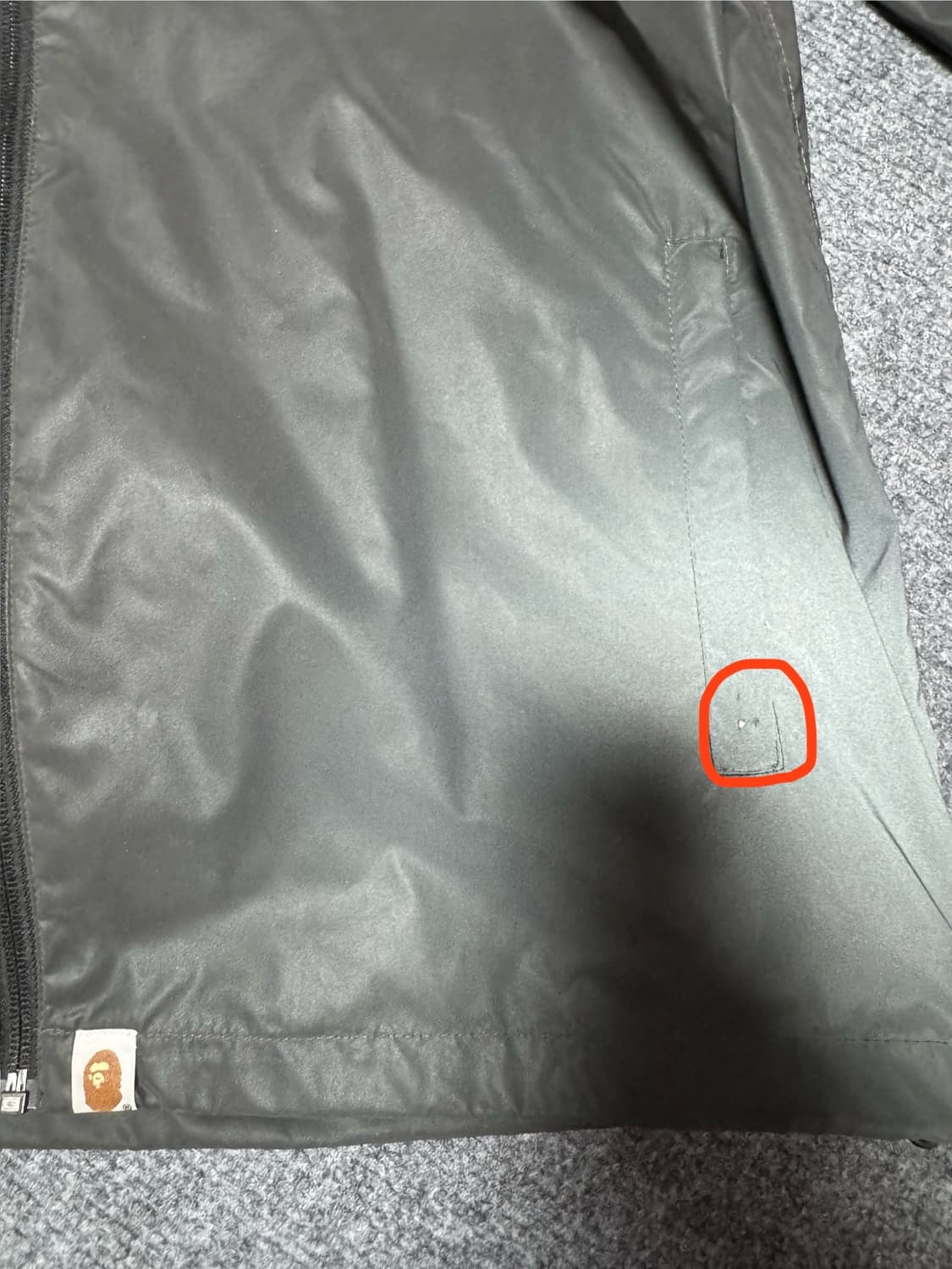 (블랙) 베이프 리플렉터 샤크자켓 상품이미지9