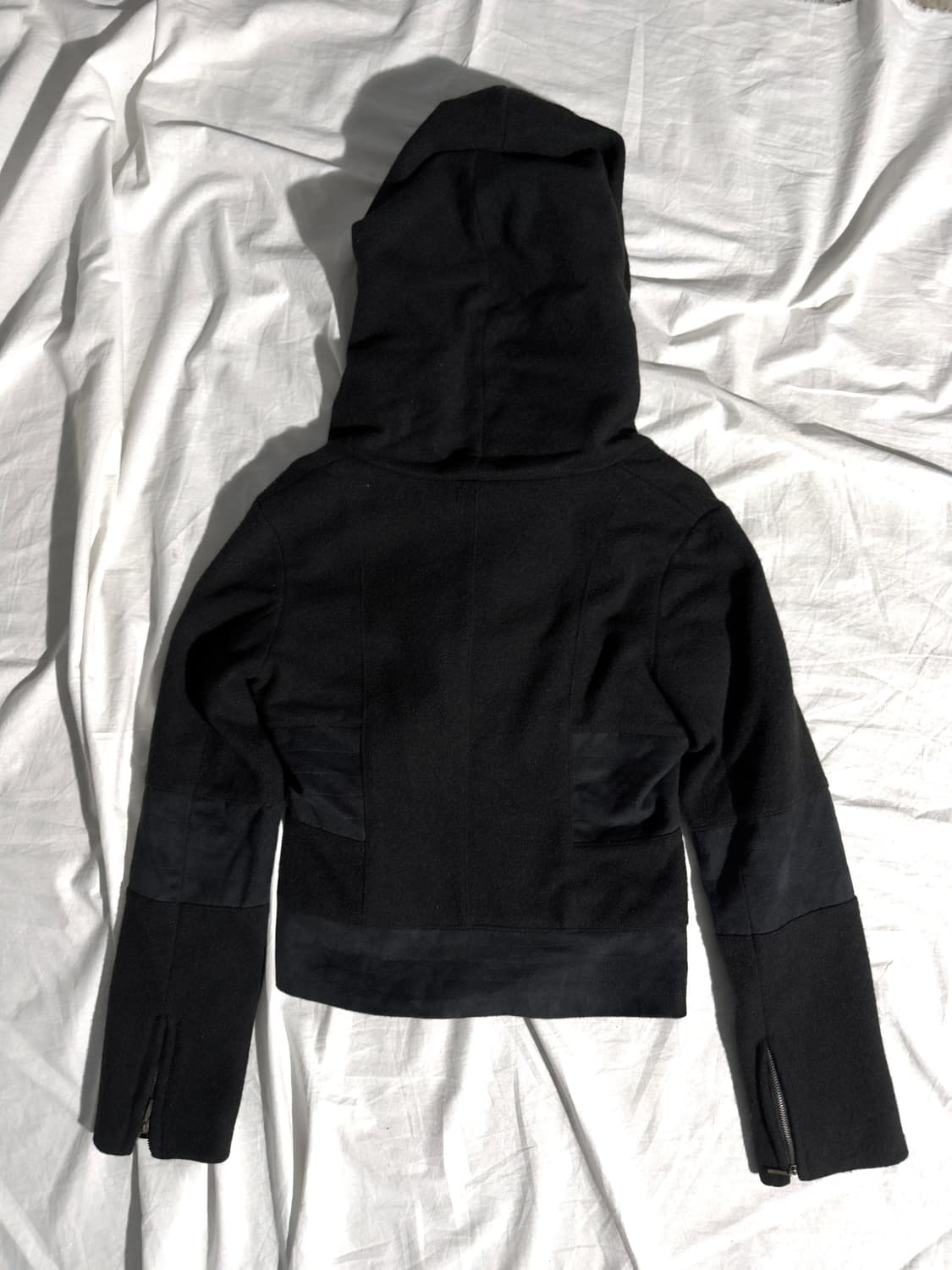 nuďé 딥 후드 크롭컷 울 자켓 상품이미지6