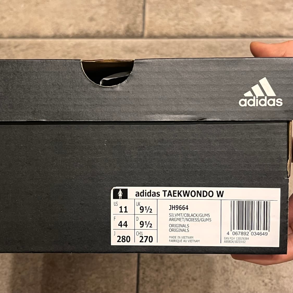 [택포](280)(새상품)아디다스 태권도W 메탈릭실버 블랙 상품이미지3