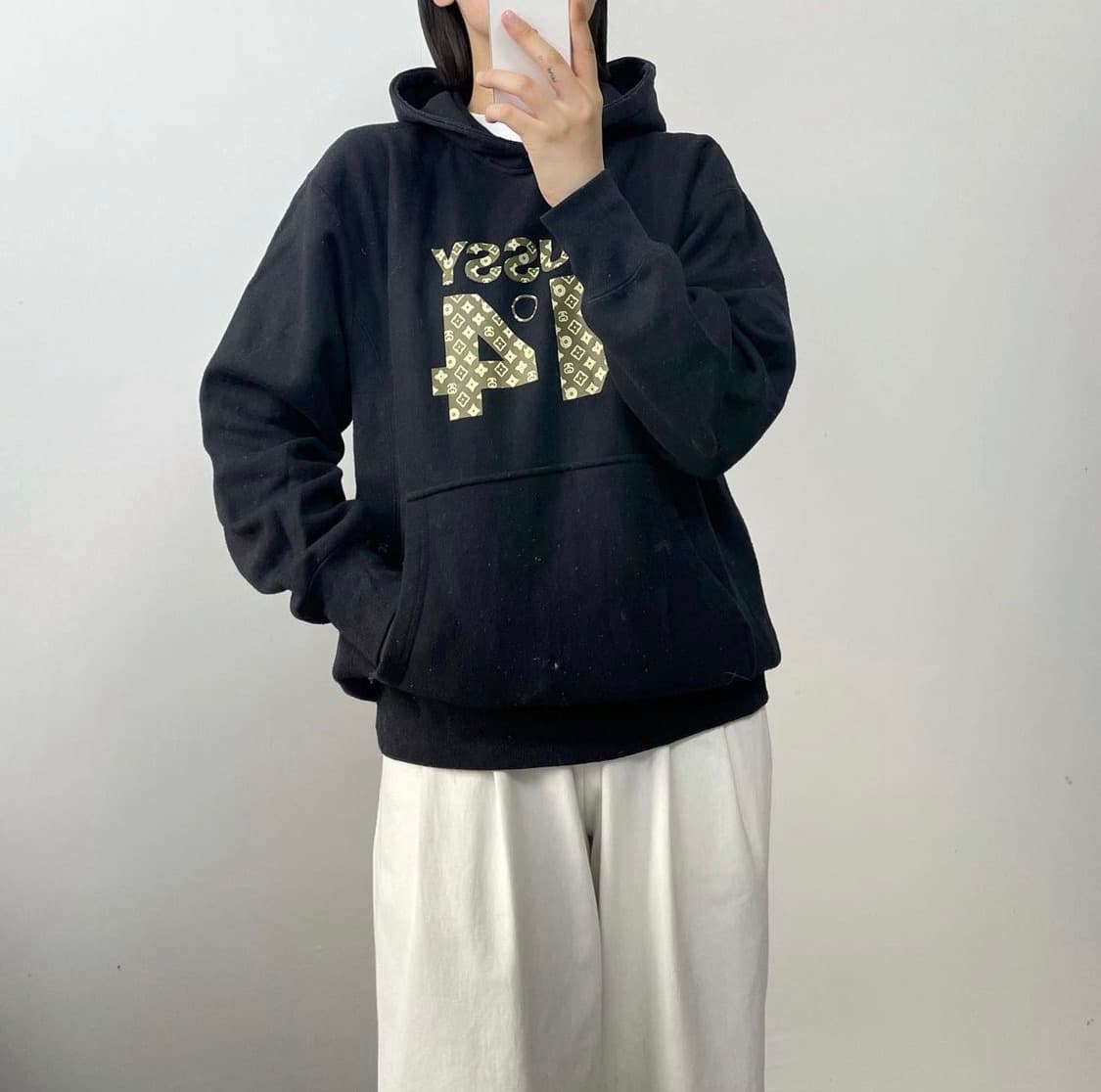 스투시 90s 루이비통 모노그램 모티브 후드 상품이미지1