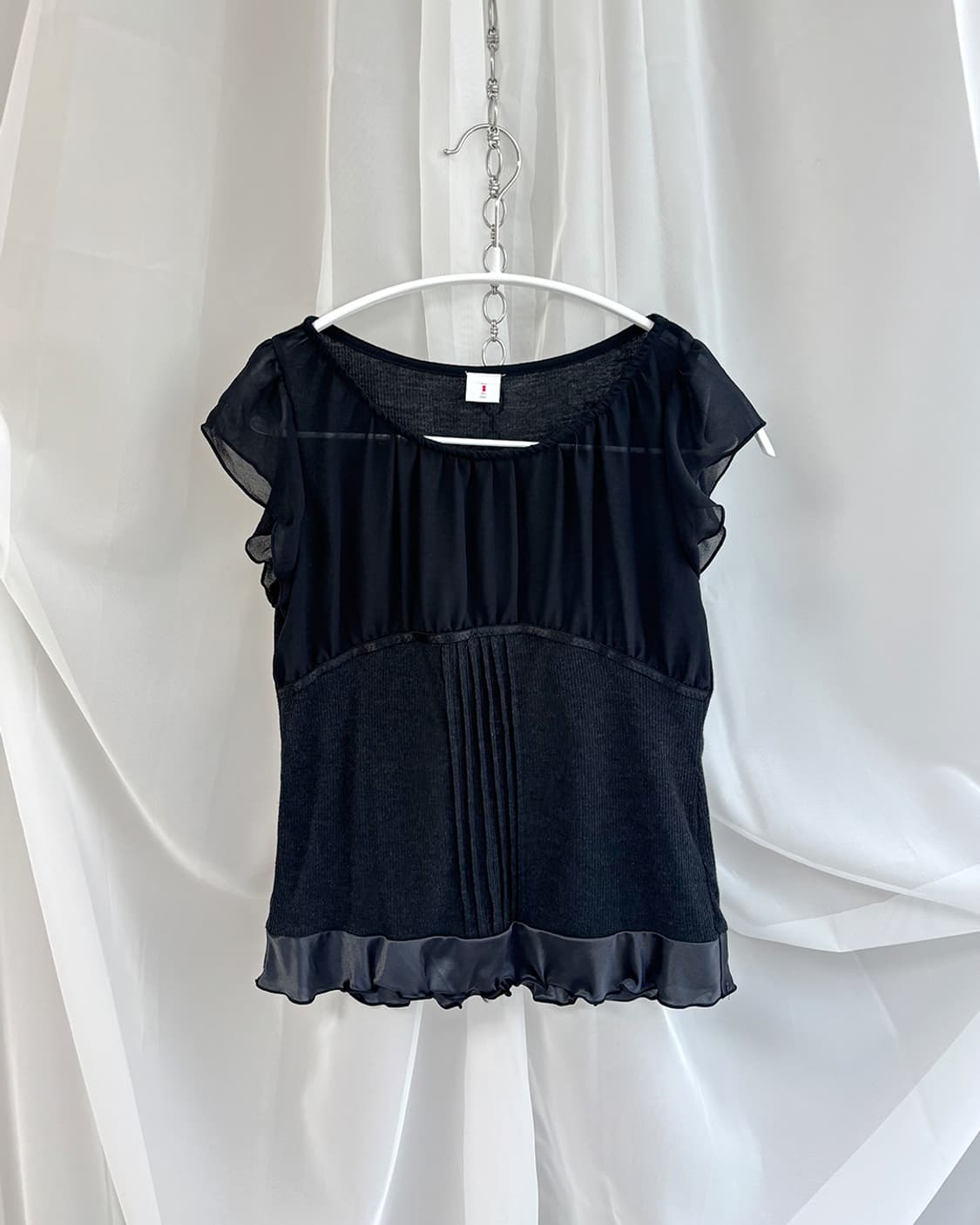 leari unique mixed design feminine top 상품이미지1