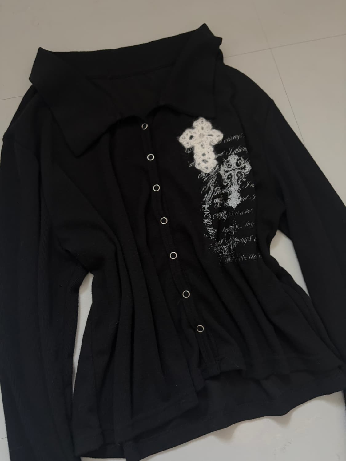 • Black Cross Patch Cardigan  상품이미지8