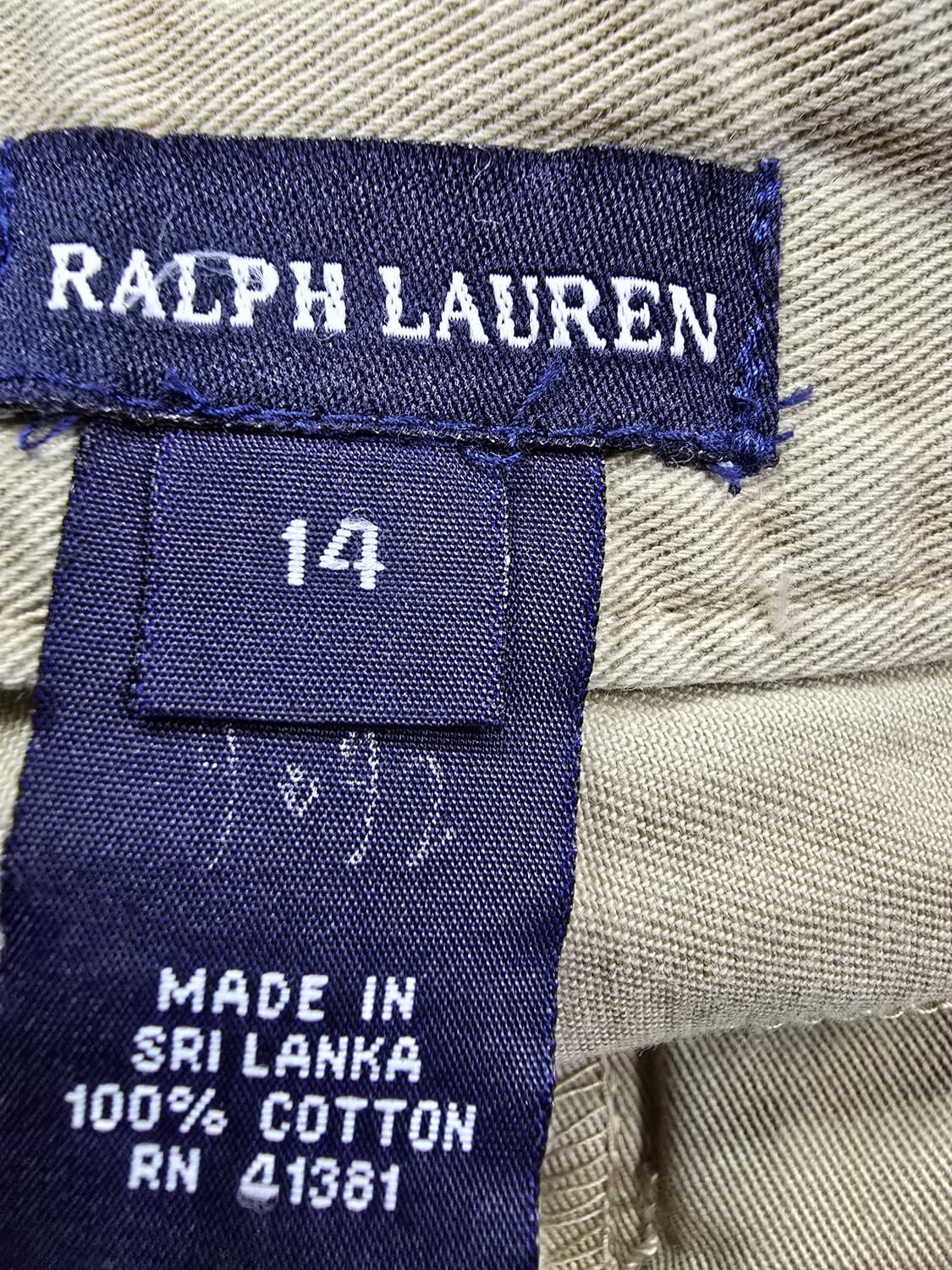 폴로랄프로렌 베이지 면 미니스커트 (1792) 상품이미지4