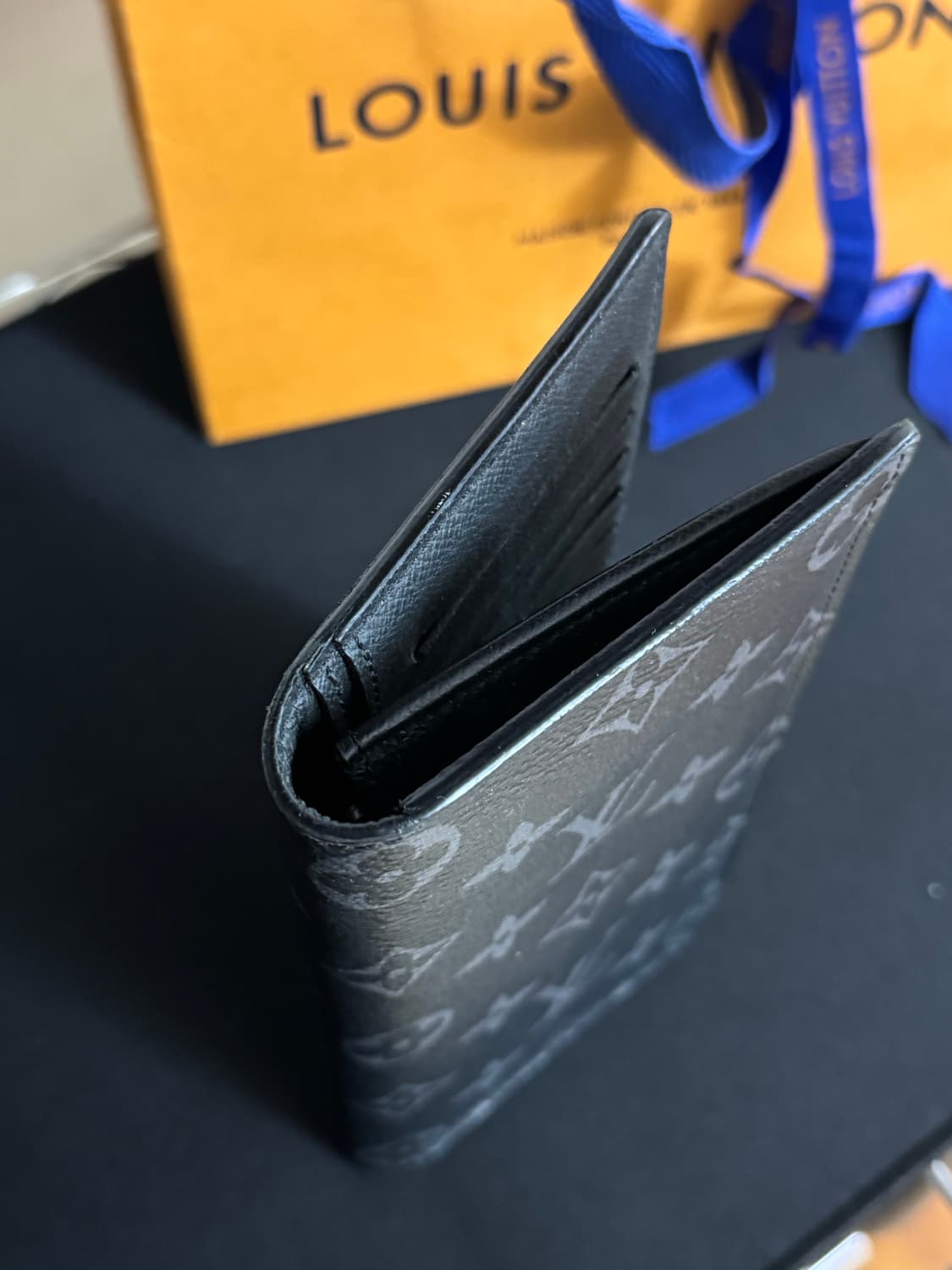 매장판/루이비통 브라짜 모노그램 이클립스 장지갑 상품이미지4