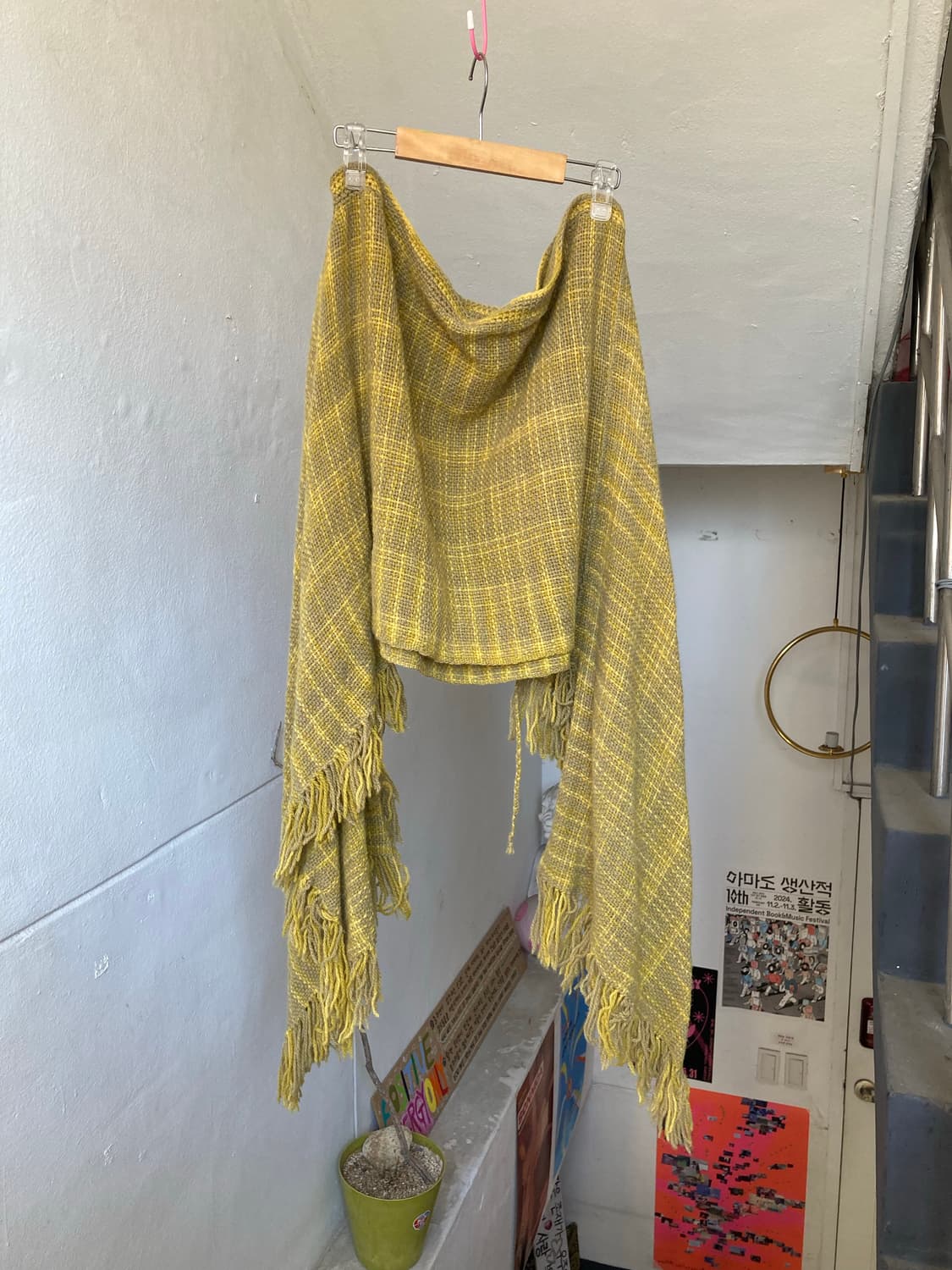 프린지 언발 판초•숄 상품이미지6