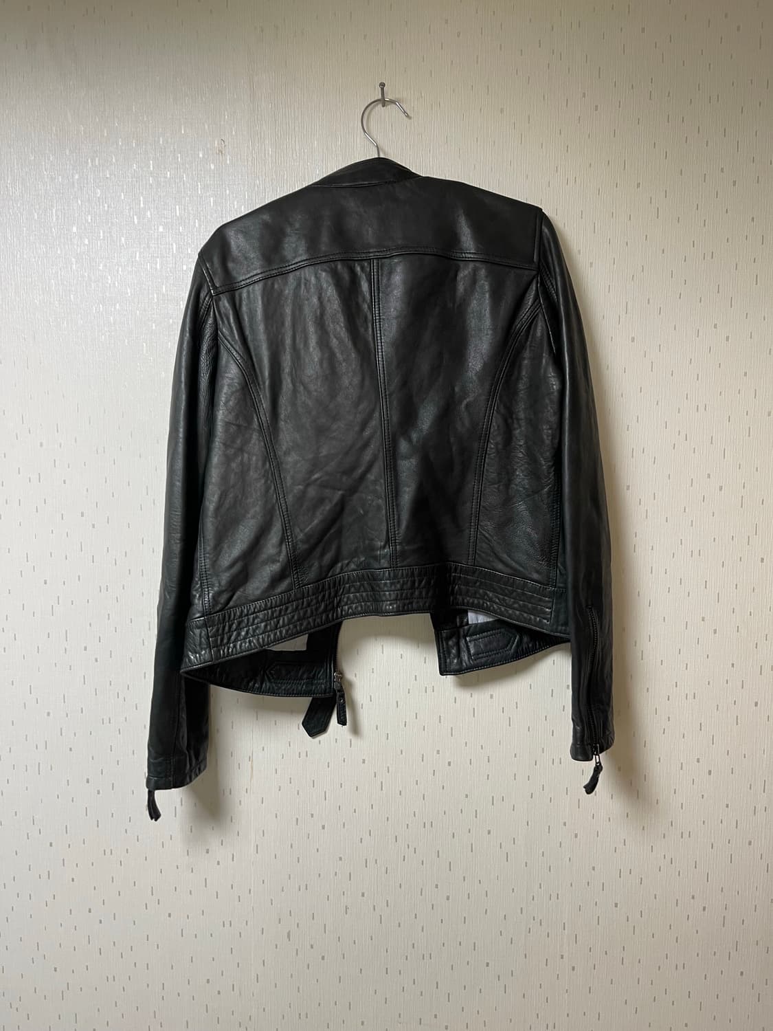 마시모뚜띠 정품 램스킨 양가죽 라이더자켓 S 상품이미지5