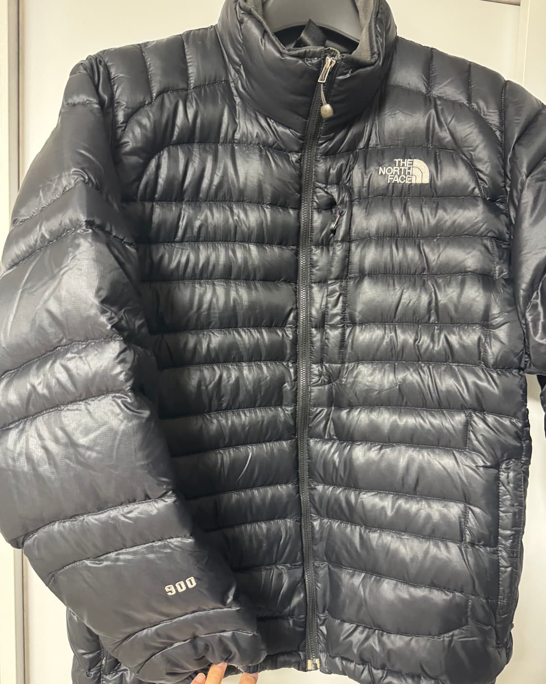 노스페이스 900 필파워 블랙 다운 초경량패딩 세탁완료 상품이미지1