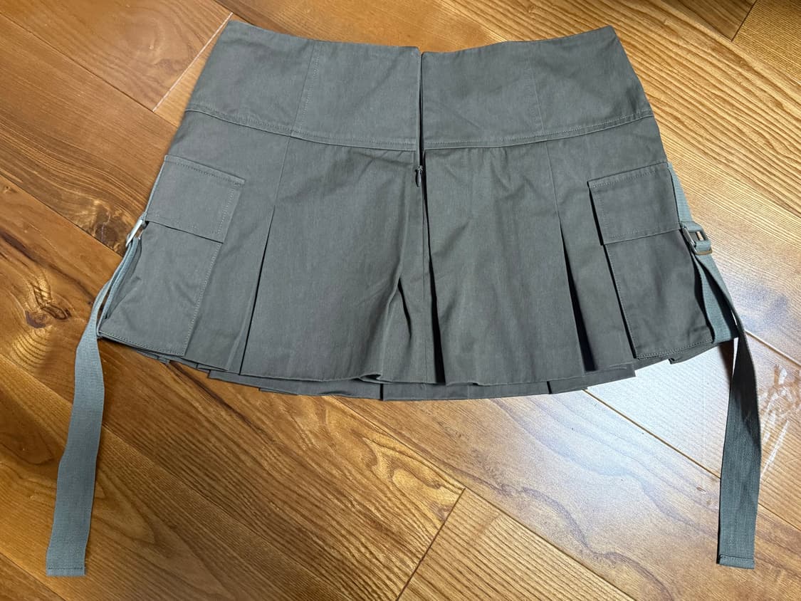 ASURA 카고 플리츠 미니스커트 상품이미지2