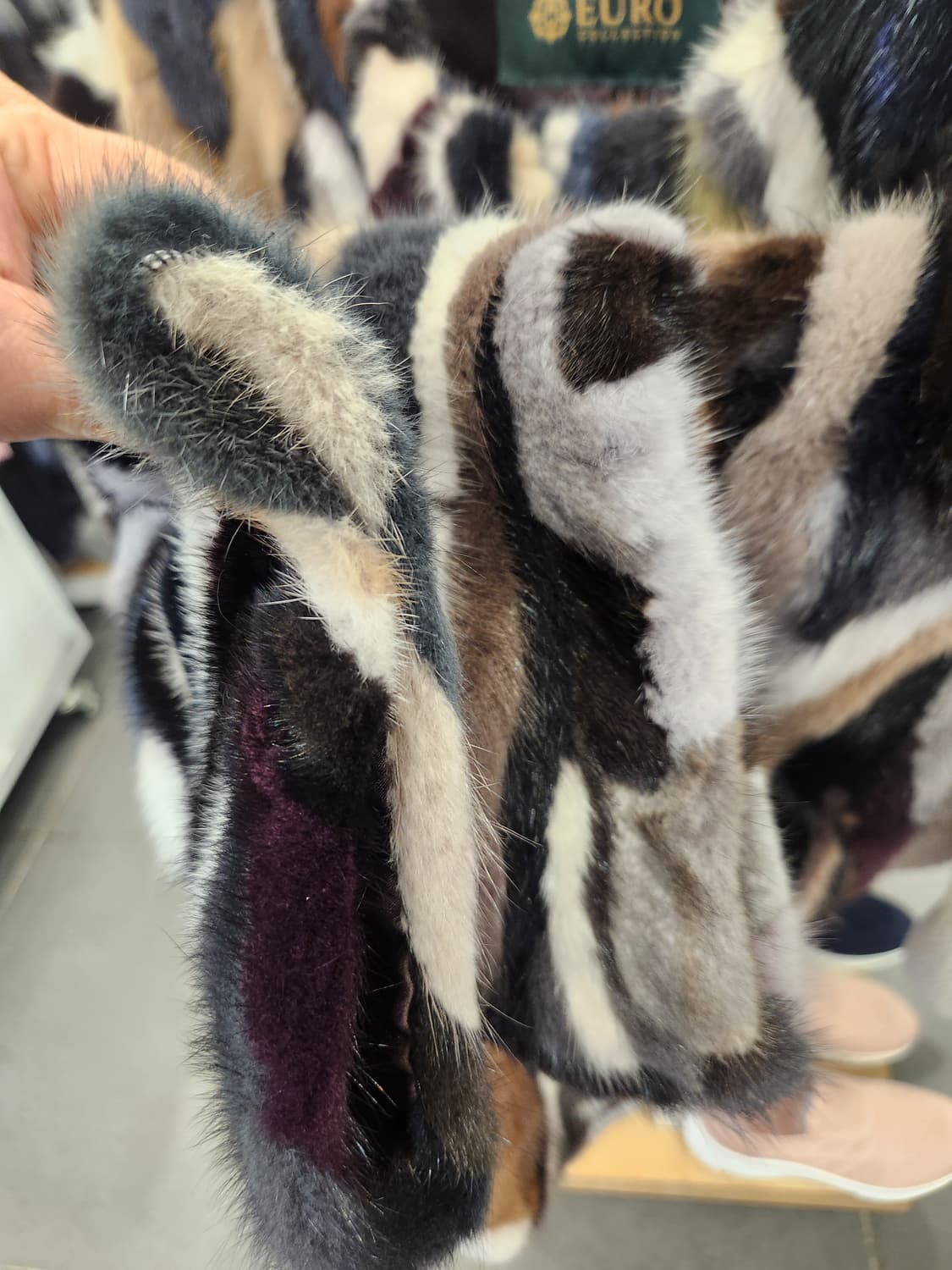 유로컬렉션 천연 밍크 7부자켓 상품이미지4