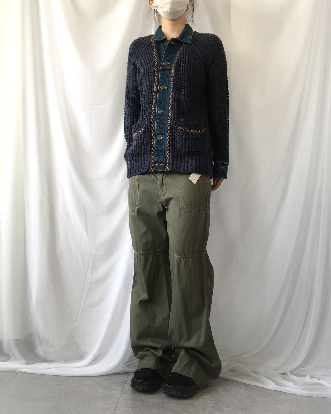 Khaki cotton pants 상품이미지8