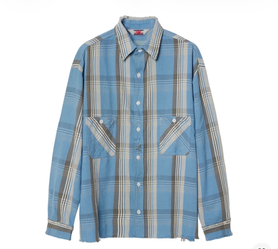 세인트미카엘 플란넬 셔츠 m 상품이미지1