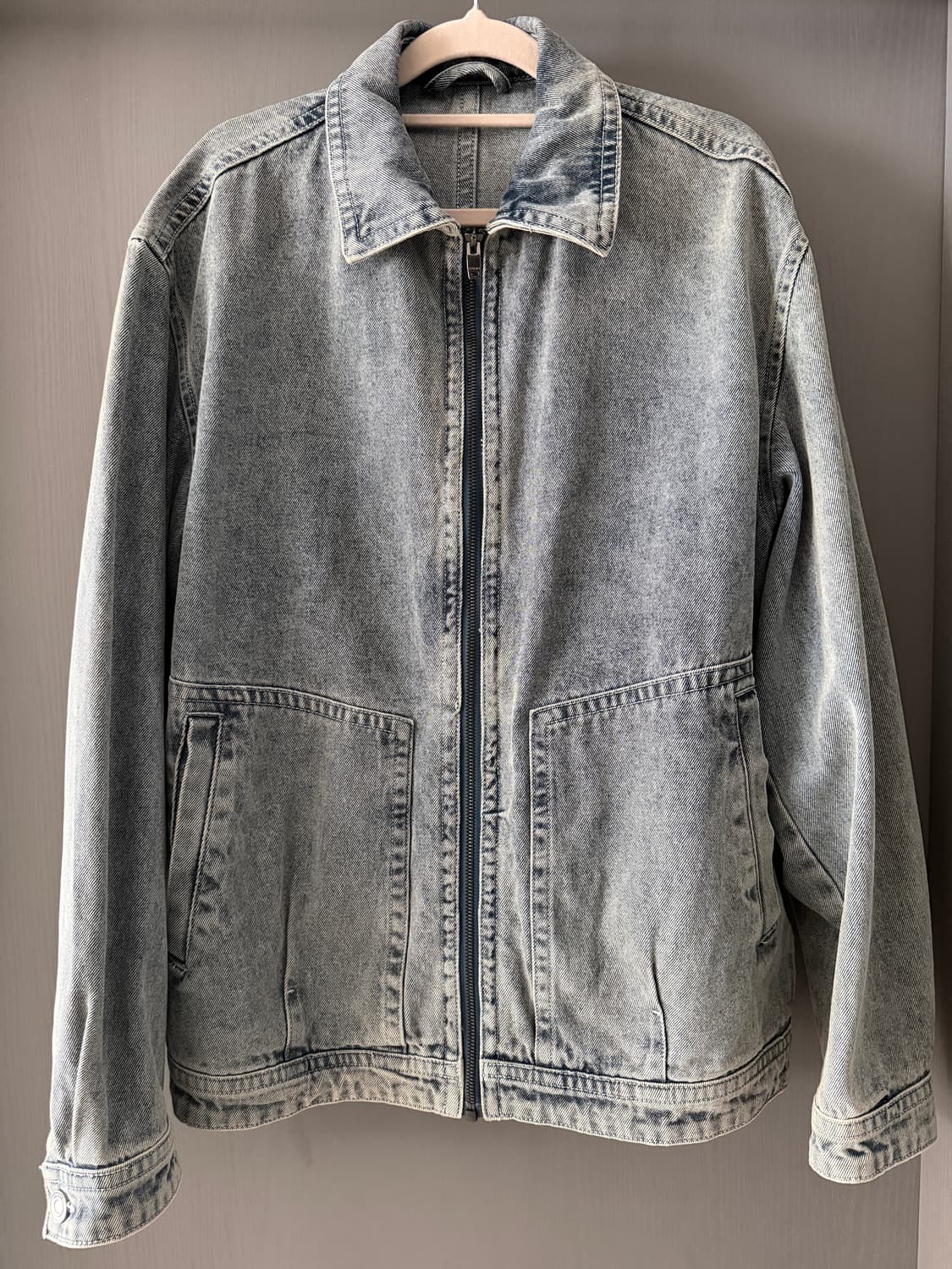 에피그램 인디고 데님 집업 셔컷_ERUAM24601INX 상품이미지2