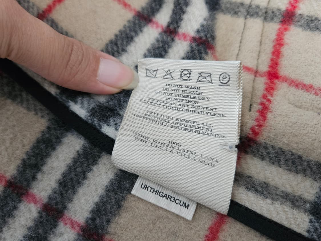 버버리 하프코트 떡볶이코트 네이비 상품이미지7