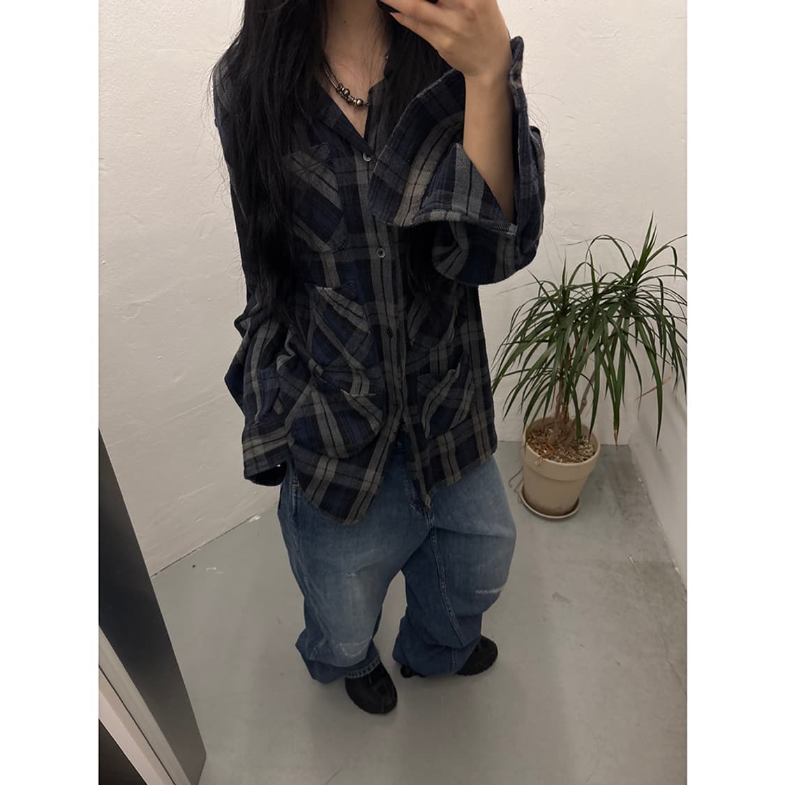 SOUTH2 WEST8 6 Pocket Plaid Twill Shirt 상품이미지4