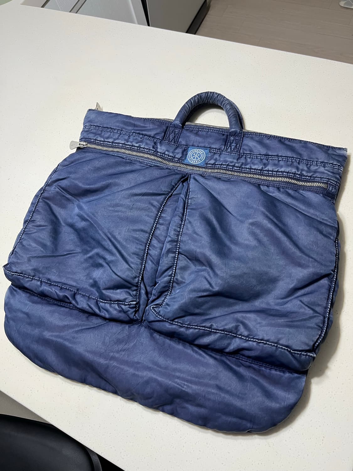 포터클래식 슈퍼나일론 네이비 헬멧백 L 상품이미지1