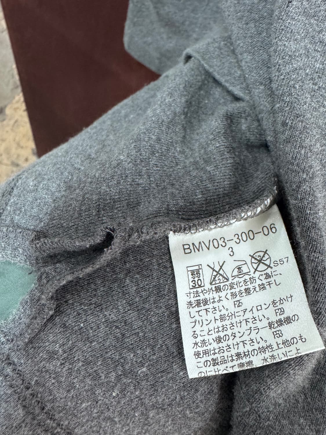 BURBERRY 그레이 헨리넥 반팔티 상품이미지5