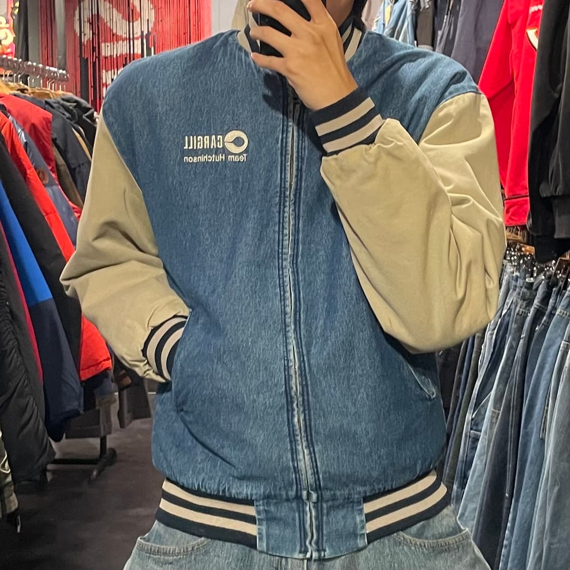 [IM] VTG 빈티지 데님 바시티 자켓 상품이미지3