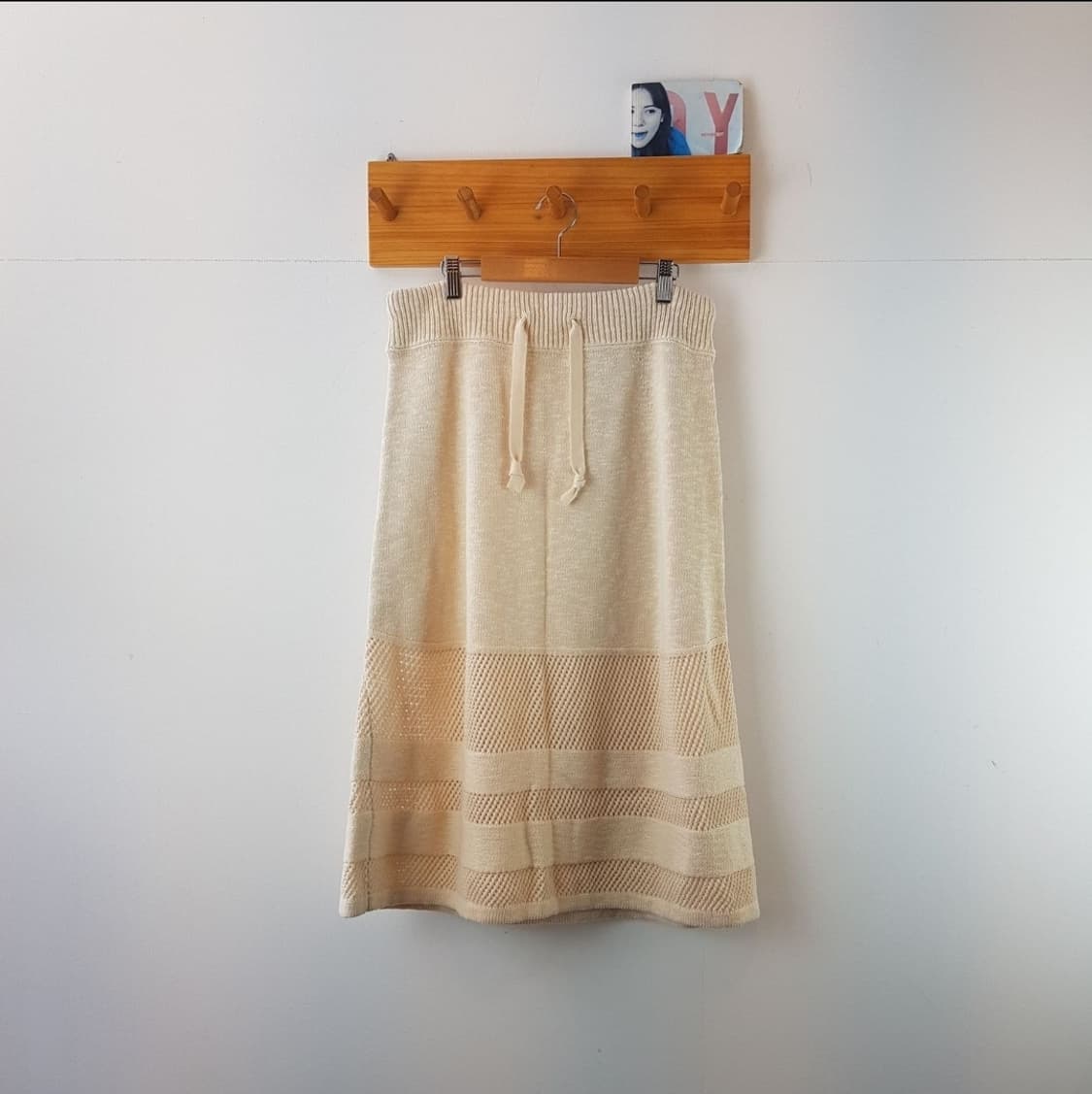 빔즈보이 메시 햄 니트 스커트 상품이미지3