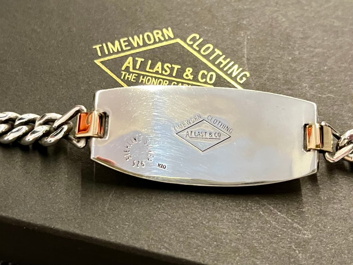 엣라코 AT LAST & CO 스컬콤비 10K 브레이슬릿 풀박스  상품이미지3