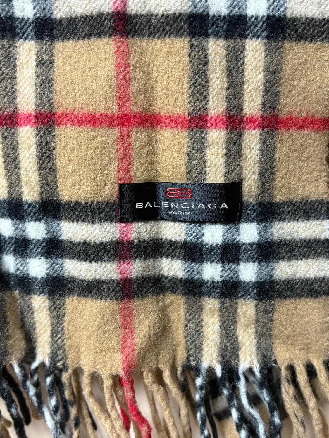 금강 발렌시아가 울 머플러 BALENCIAGA 상품이미지3