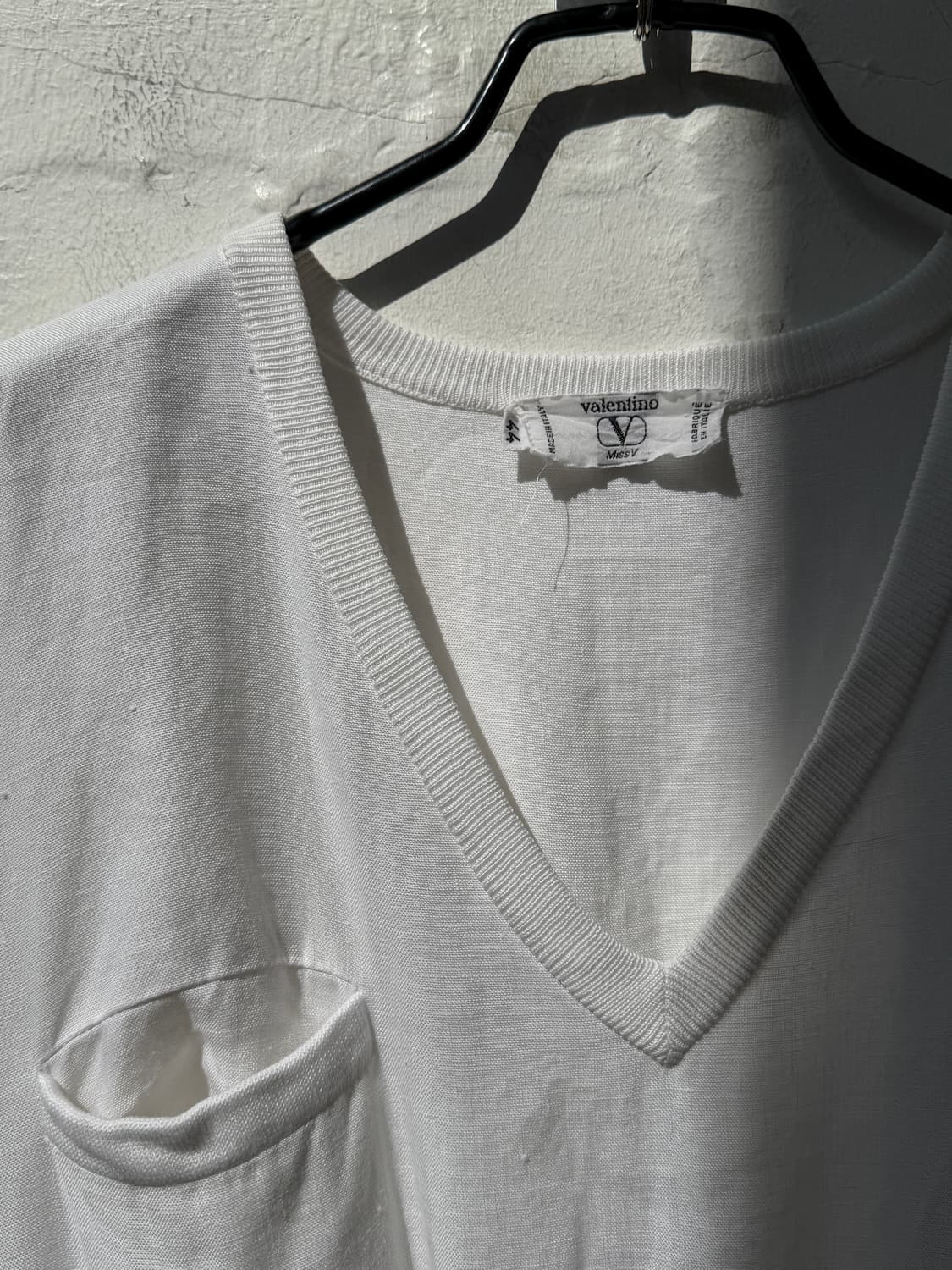 Valentino 발렌티노 코튼 화이트 반팔 드레스 44 상품이미지2