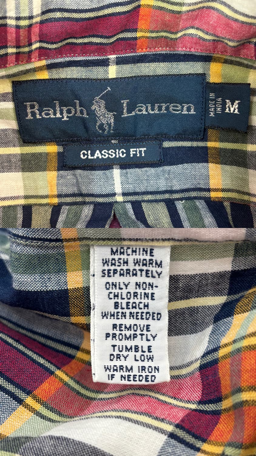 폴로 랄프로렌 체크 반팔 셔츠 상품이미지10