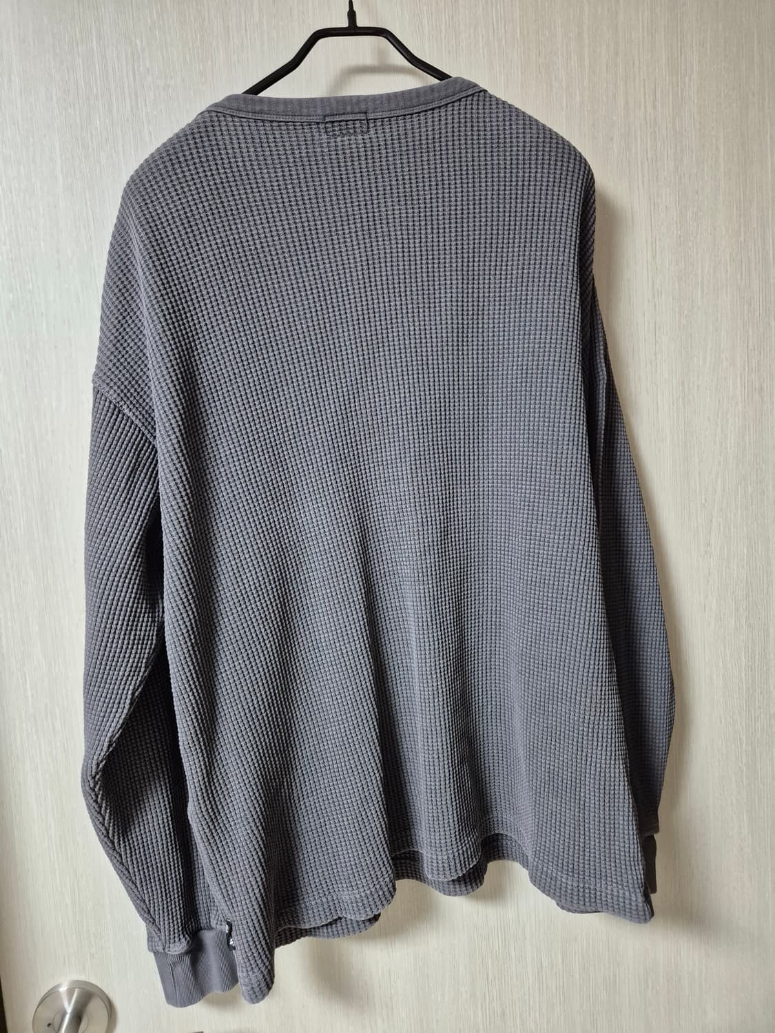 schott 쇼트  피그먼트 와플 헨리넥 티셔츠 긴팔 XL 상품이미지2