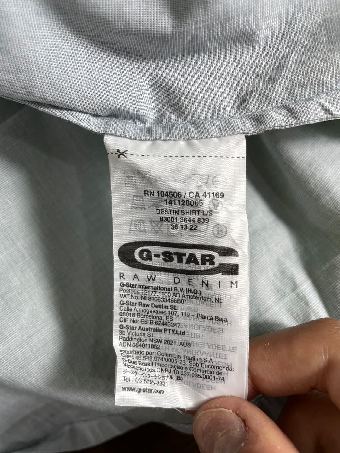 G-Star RAW 3301 긴팔 셔츠 상품이미지3