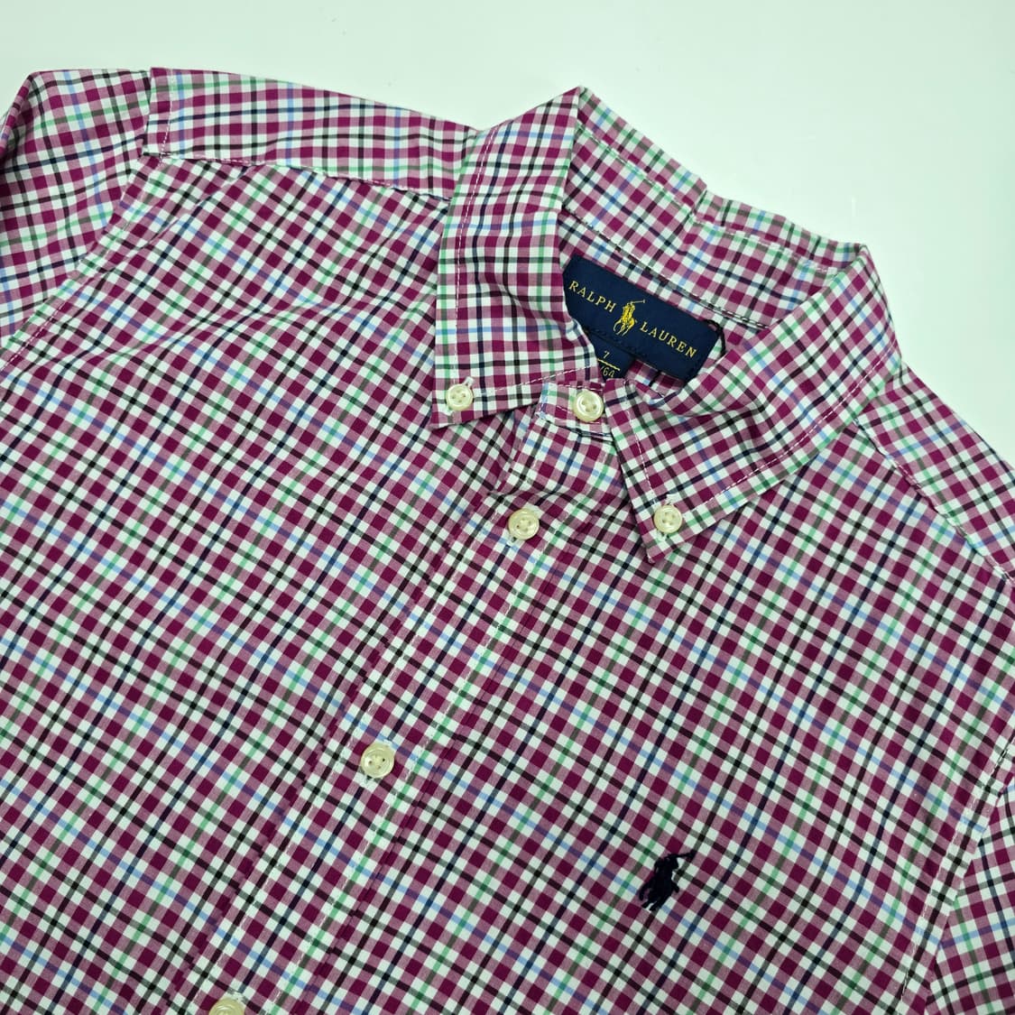 7t 랄프로렌 키즈 체크 셔츠 상품이미지2