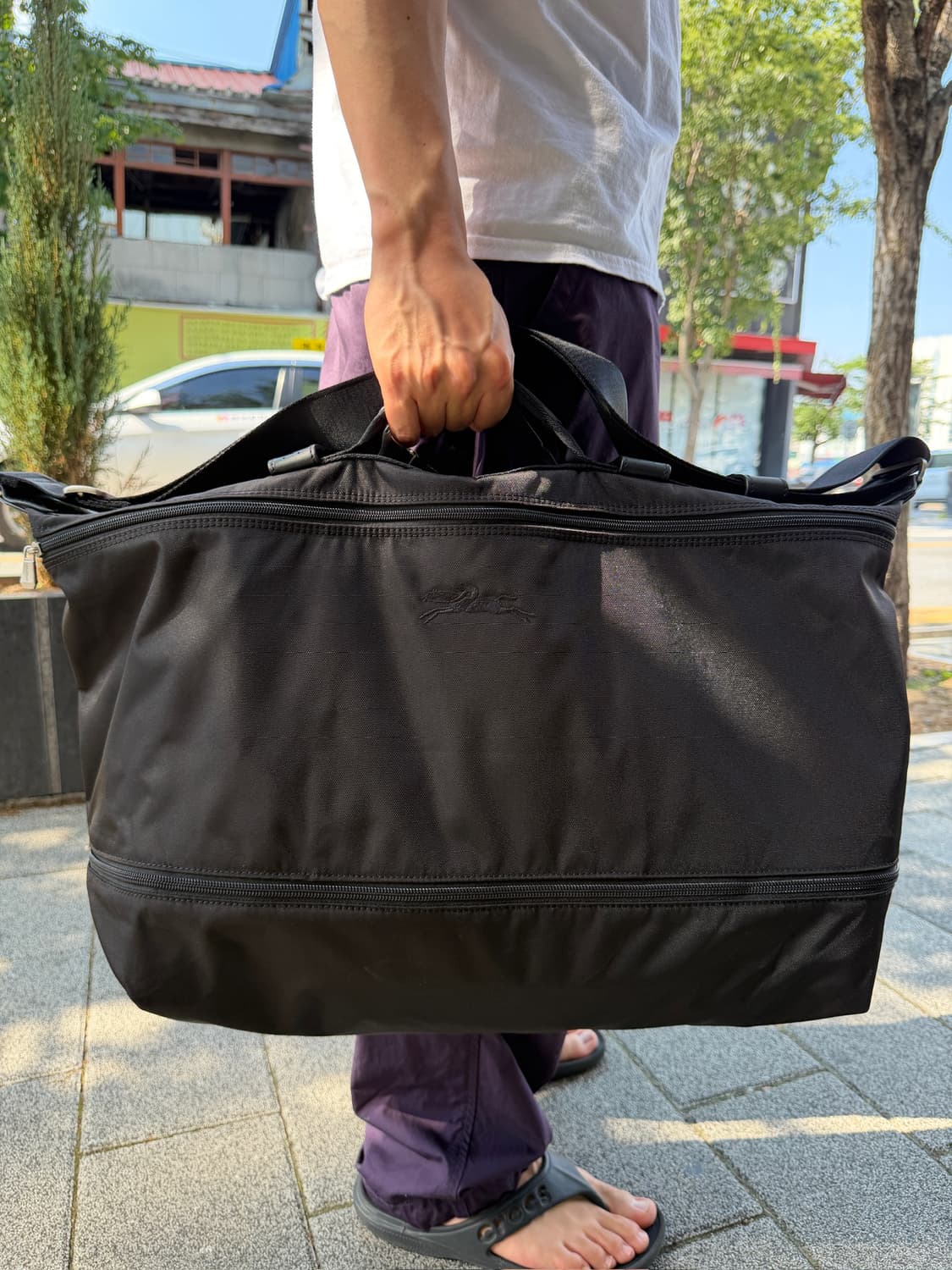 Longchamp Expandable Travel 2Way Bag 상품이미지4